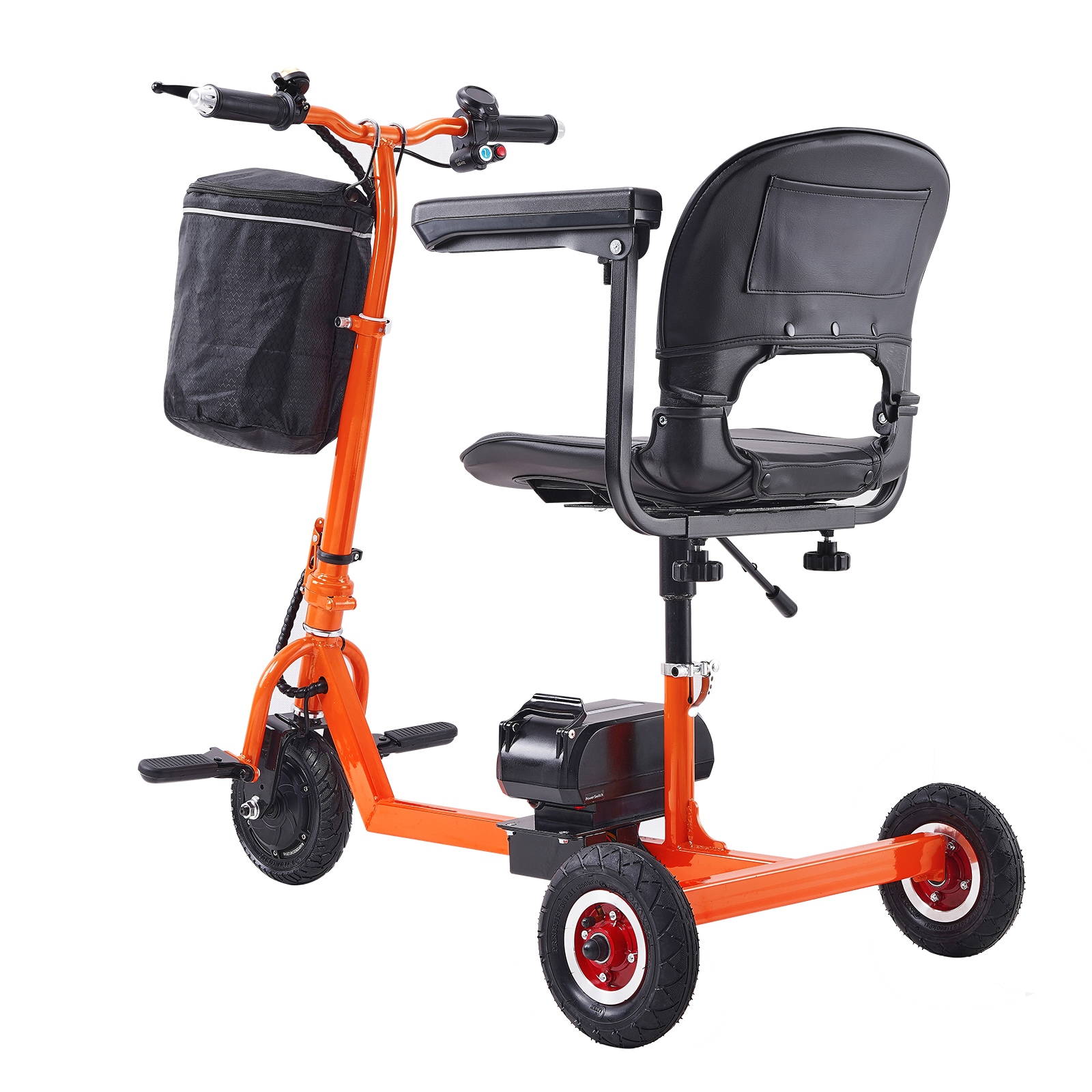 Foldable Electric Mobility Scooter For Seniors All Terrain Travel_voghion.com